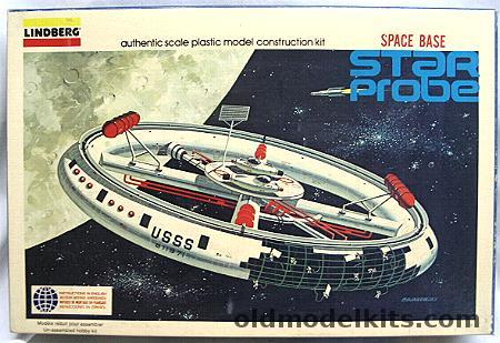 Lindberg 1/350 Star Probe Space Base (Space Station), 1148 plastic model kit